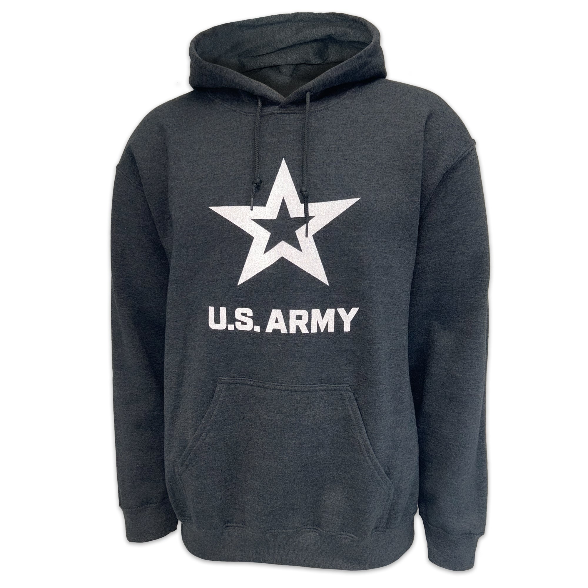 Army Reflective Logo Hood (Charcoal)