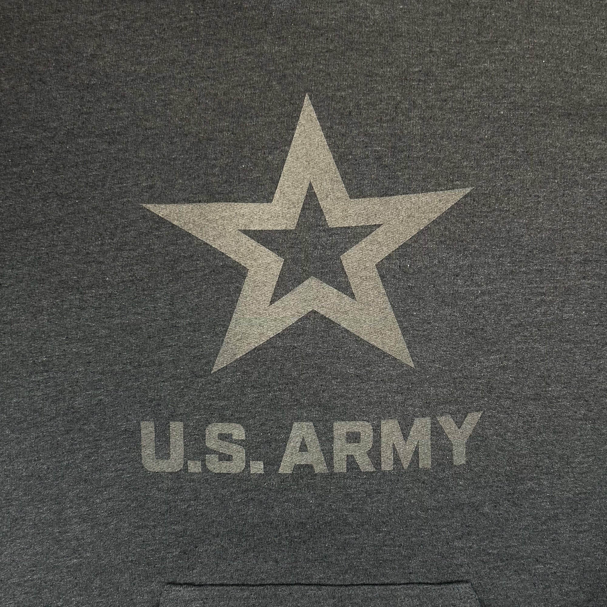 Army Reflective Logo Hood (Charcoal)