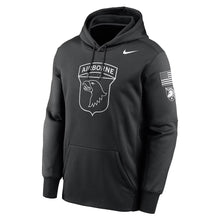 Load image into Gallery viewer, Army Nike 2024 Rivalry Airborne Eagle Therma Hood (Black)