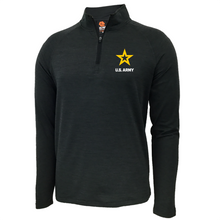 Load image into Gallery viewer, Army Star Logo Performance Quarter Zip (Carbon)