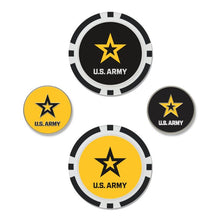 Load image into Gallery viewer, Army Star Golf Ball Markers (Set of Four)