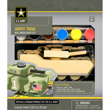 Load image into Gallery viewer, U.S. Army Tank Wood Paint Kit