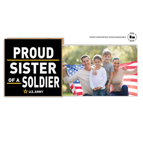 Army Floating Picture Frame Military Proud Sister*