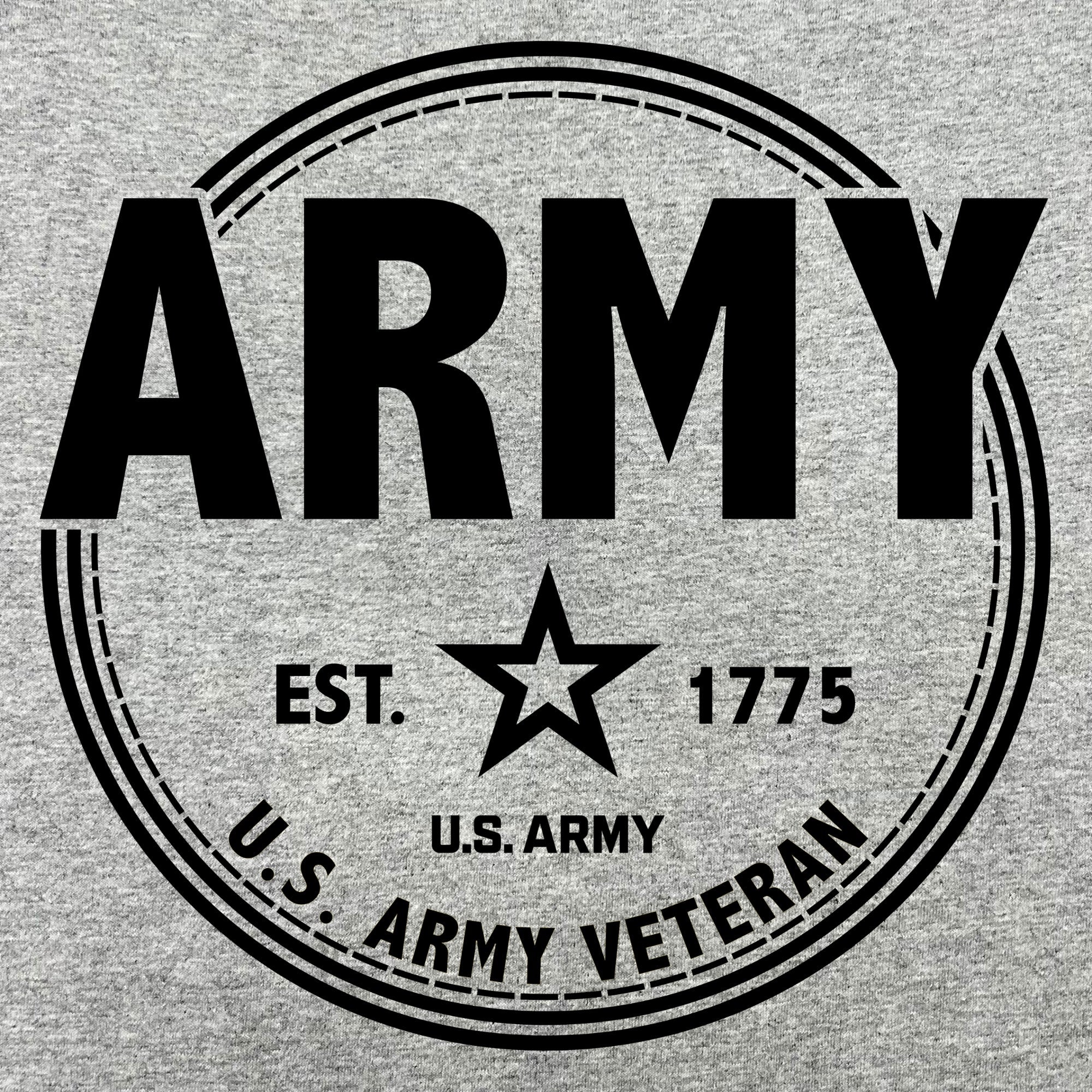 Army Veteran Left Chest Crewneck