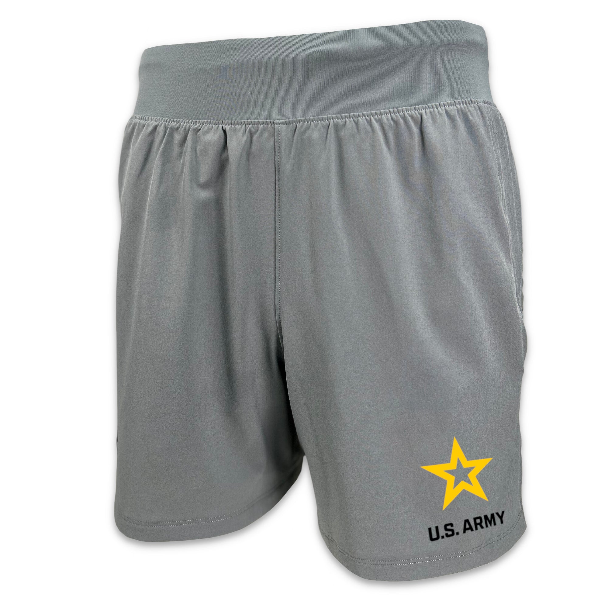 Army Star Under Armour Launch Elite 5" Short (Steel)