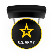 Load image into Gallery viewer, Army Star Stool with Back (Chrome Finish)