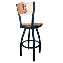 Load image into Gallery viewer, POW/MIA Swivel Stool with Laser Engraved Back*