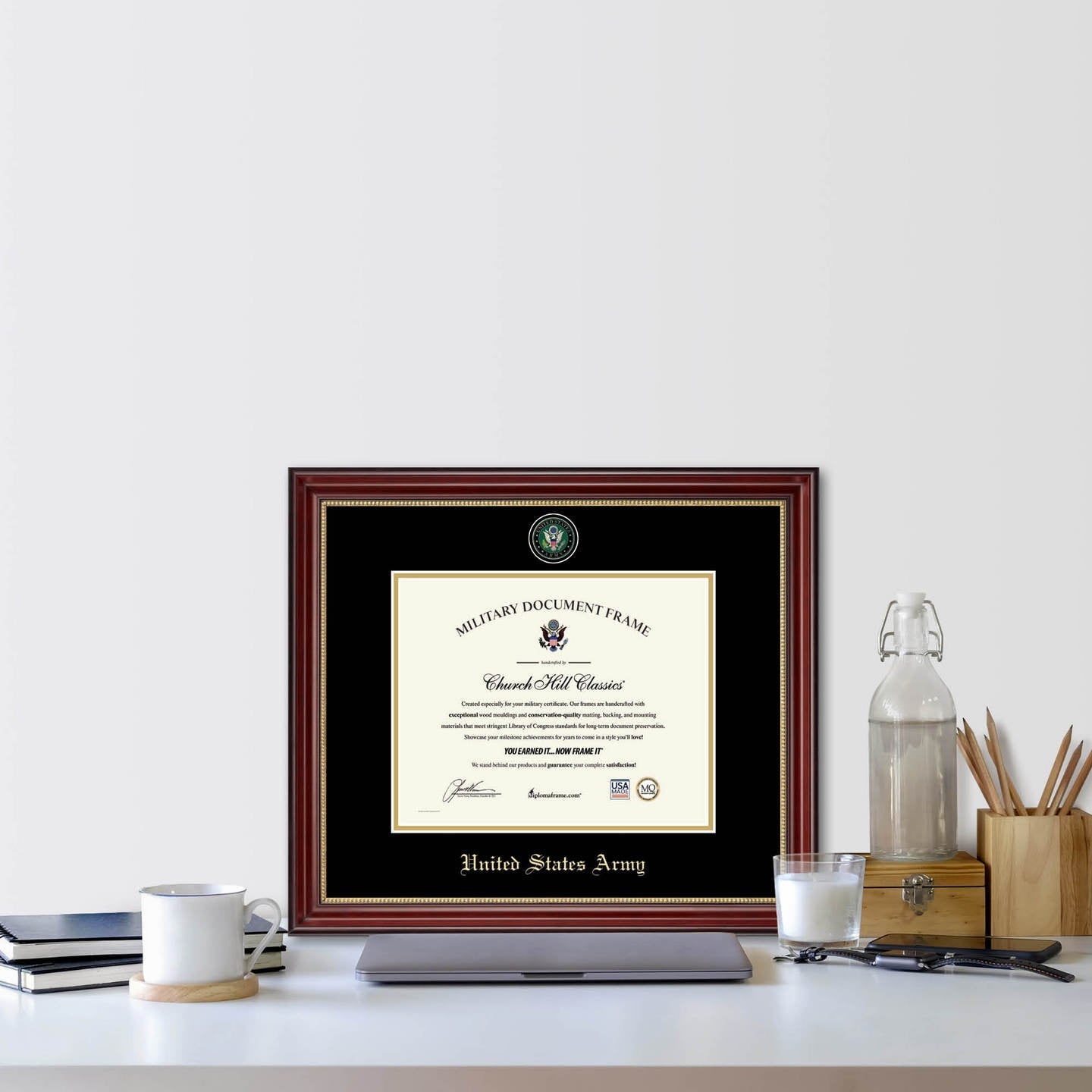 United States Army Masterpiece Medallion Certificate Frame (Horizontal)*