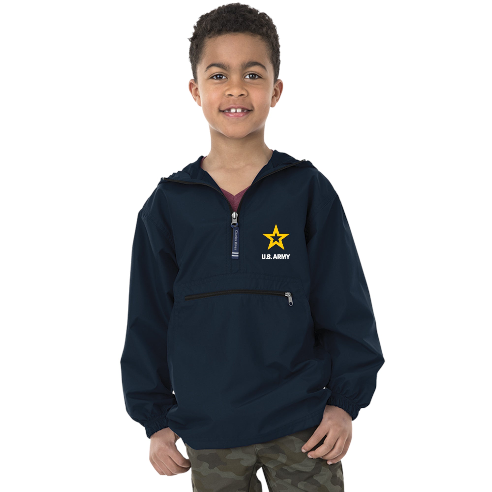 Army Star Youth Pack-N-Go Pullover