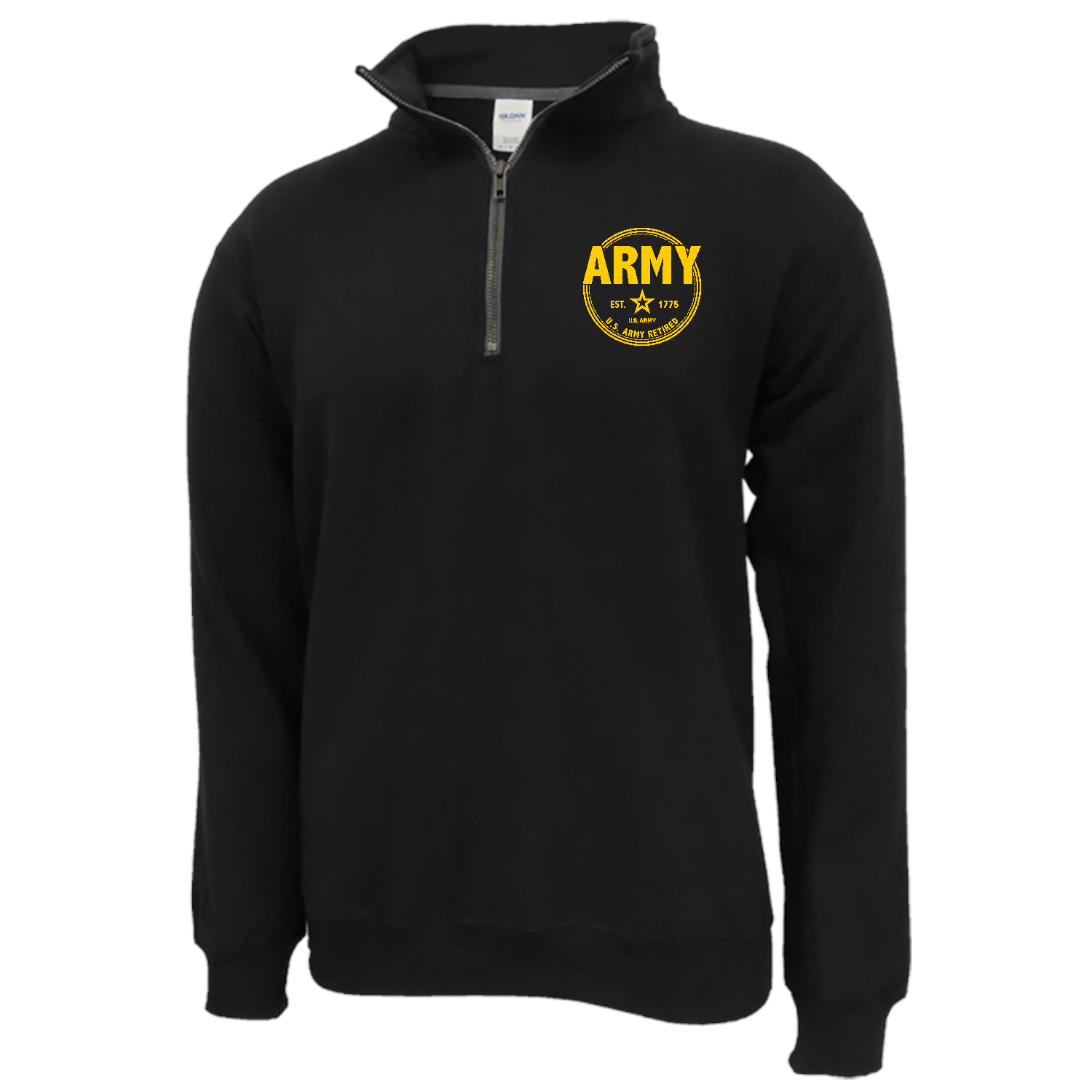 Army Retired Left Chest 1/4 Zip