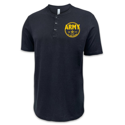 Army Retired Mens Henley T-Shirt