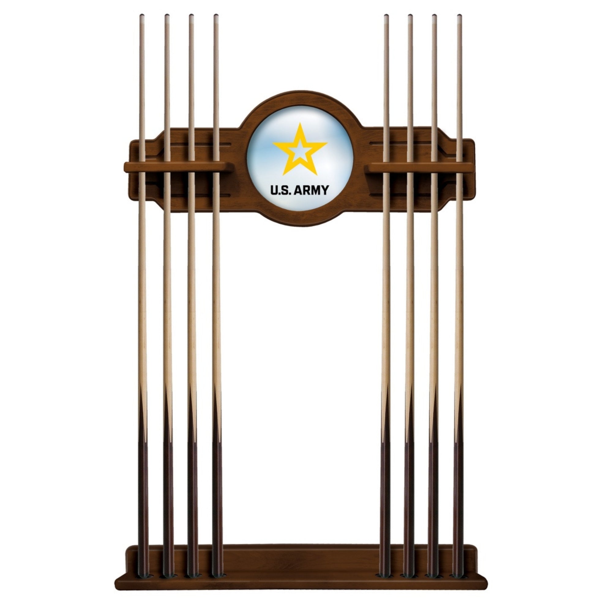 Army Star Solid Wood Cue Rack*