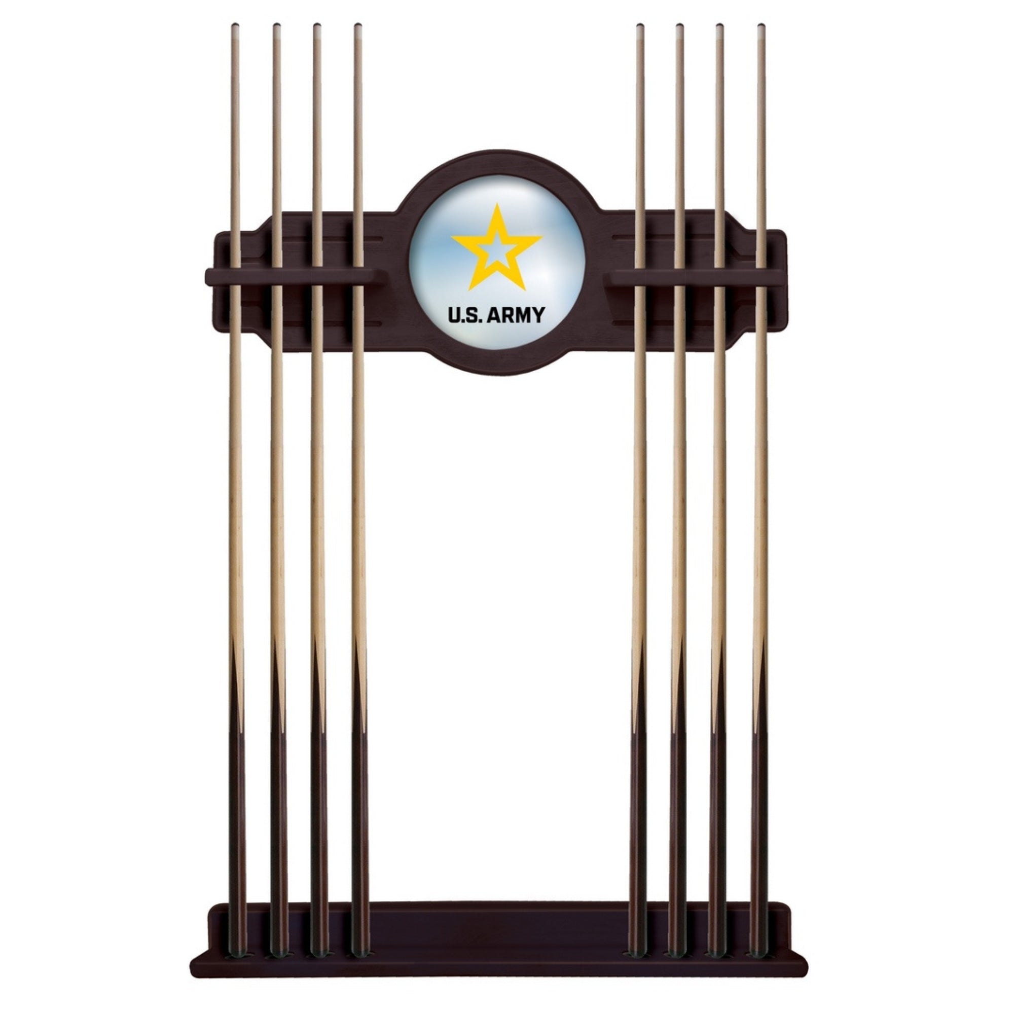 Army Star Solid Wood Cue Rack*