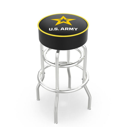 Army Star Backless Stool (Chrome Finish)