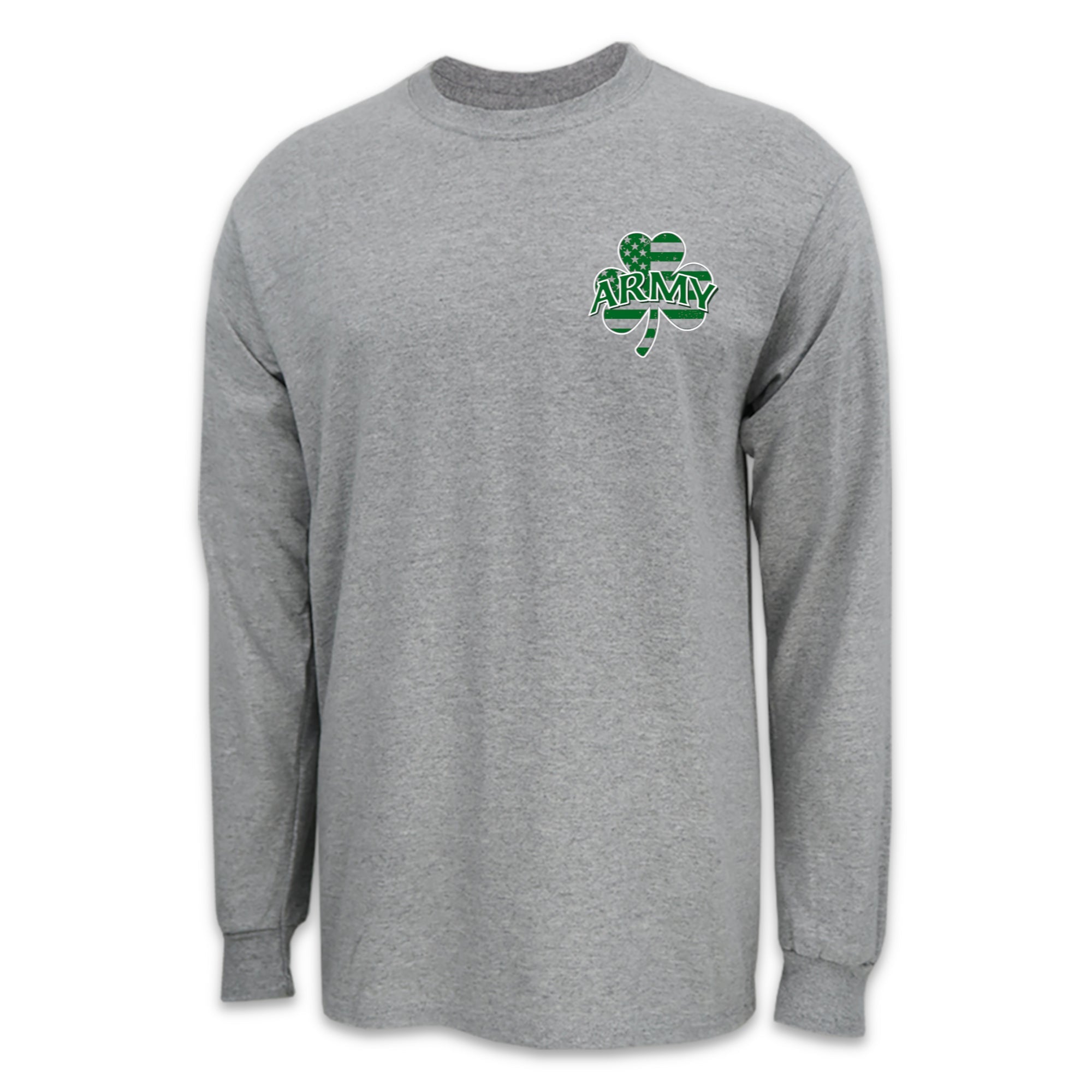 Army Shamrock Long Sleeve T-Shirt