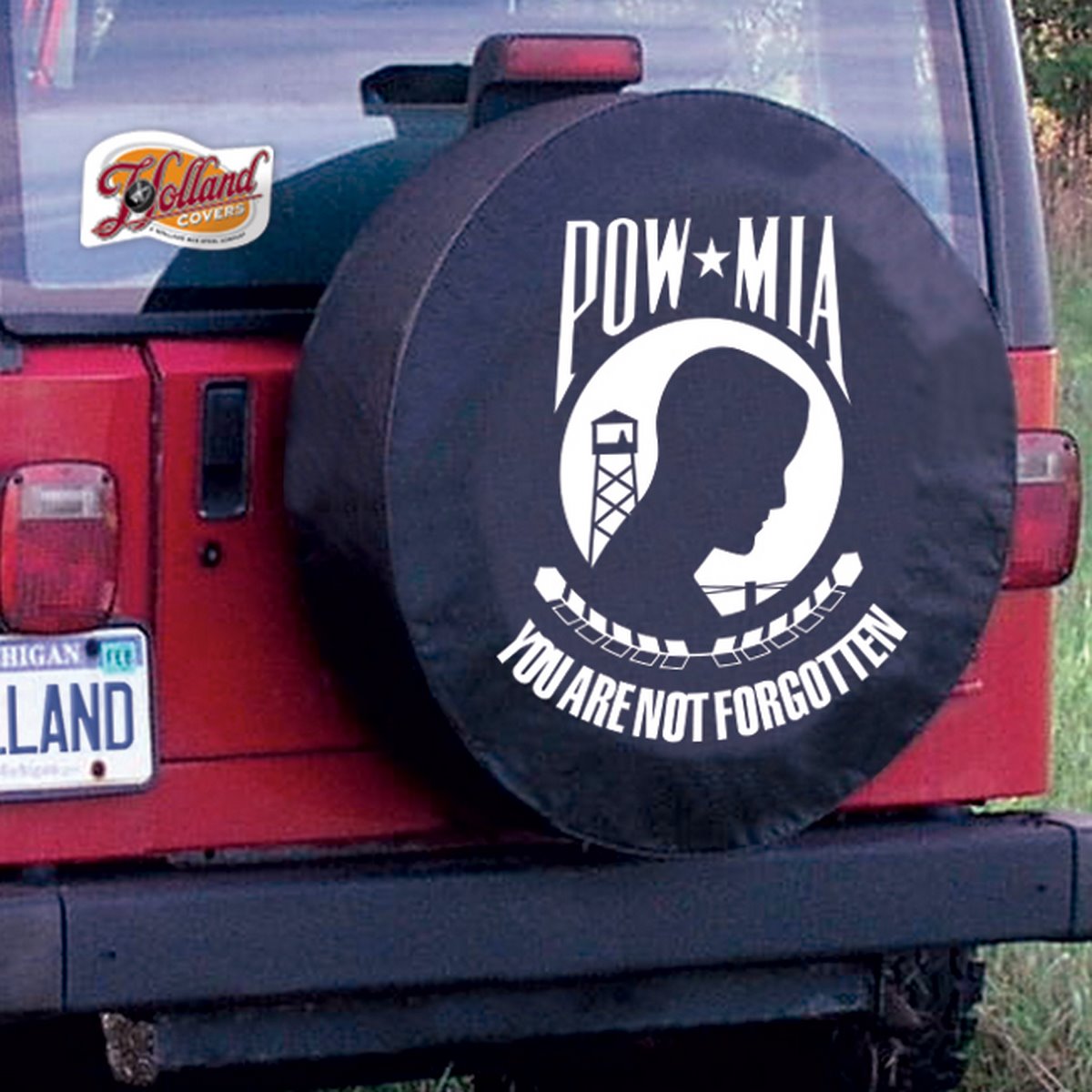 POW/MIA Tire Cover