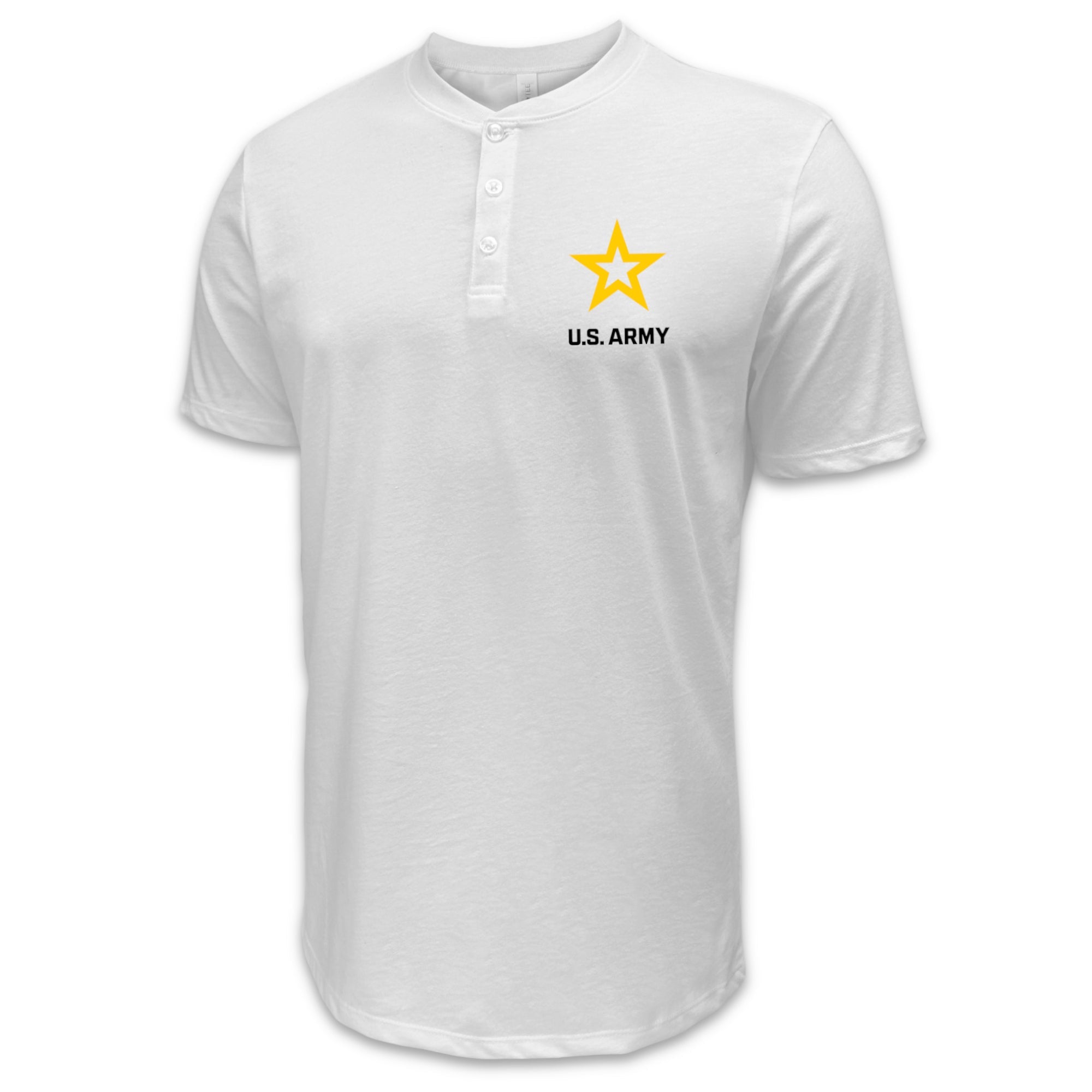 Army Star Mens Henley T-Shirt