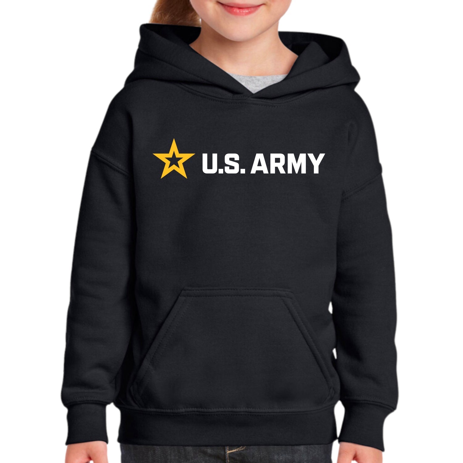 Army Star Youth Full Chest Hood