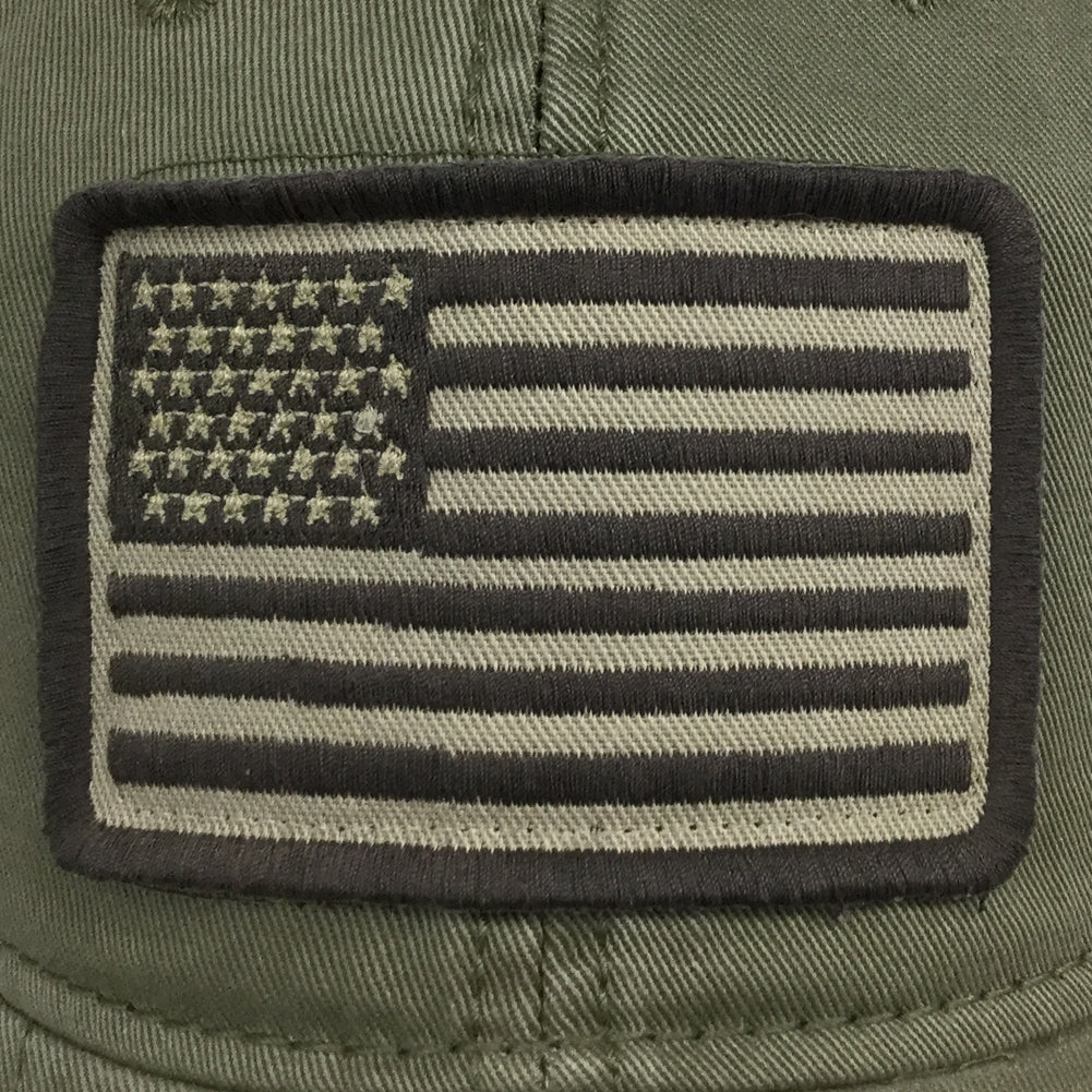 Army Patch Flag Hat (Moss)