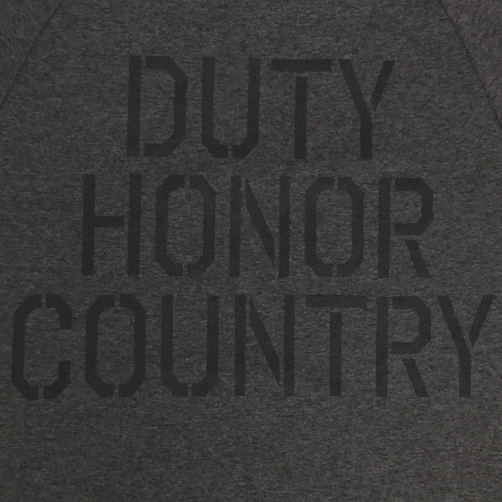 ARMY UNDER ARMOUR DUTY HONOR COUNTRY TECH T-SHIRT (CHARCOAL) 8