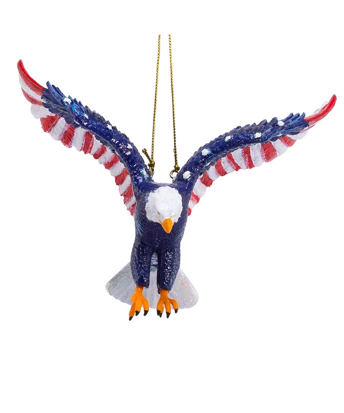 Stars and Stripes Eagle Ornament