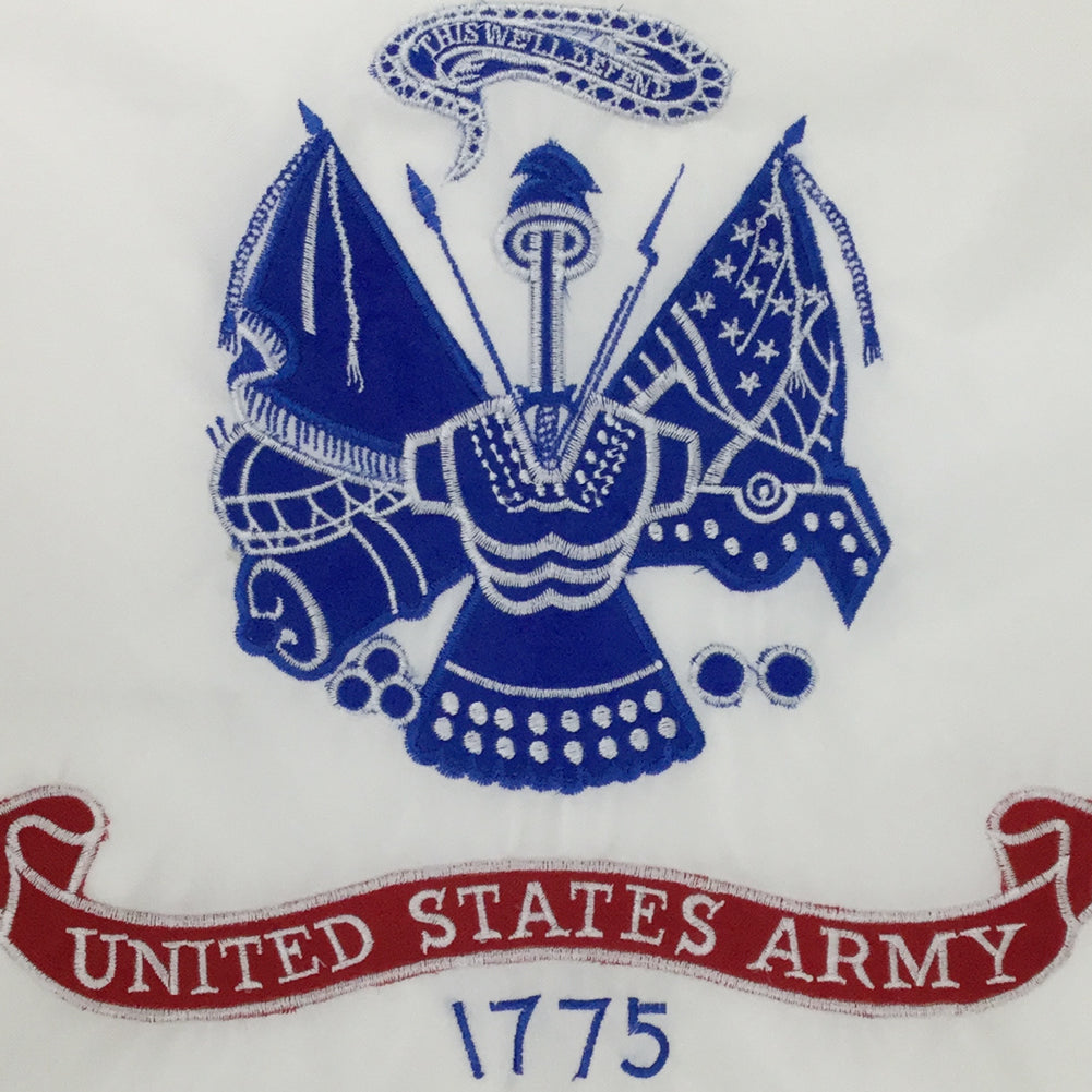 ARMY EMBROIDERED GARDEN FLAG (12"X18")