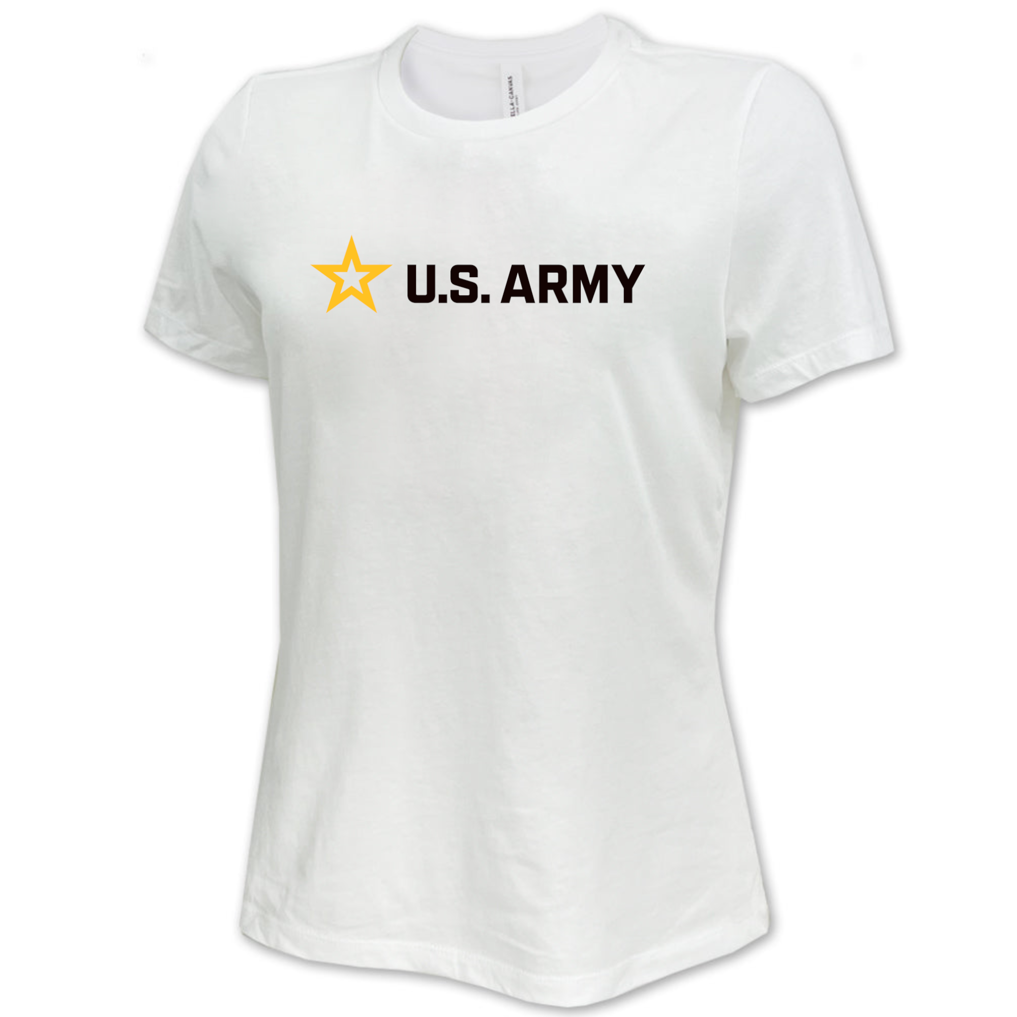 Army Star Ladies Full Chest Logo T-Shirt